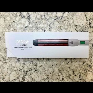 L’ANGE lustré white 32mm titanium digital wand